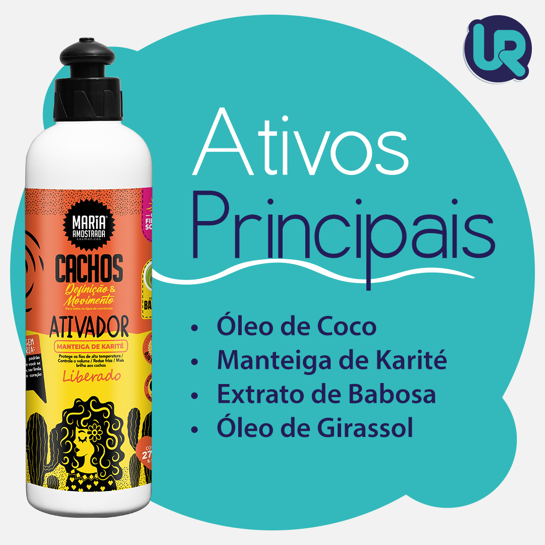 Ativador de Cachos 270 ml Maria Amostrada