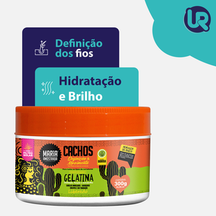 Gelatina Capilar de Cachos 300gr Maria Amostrada