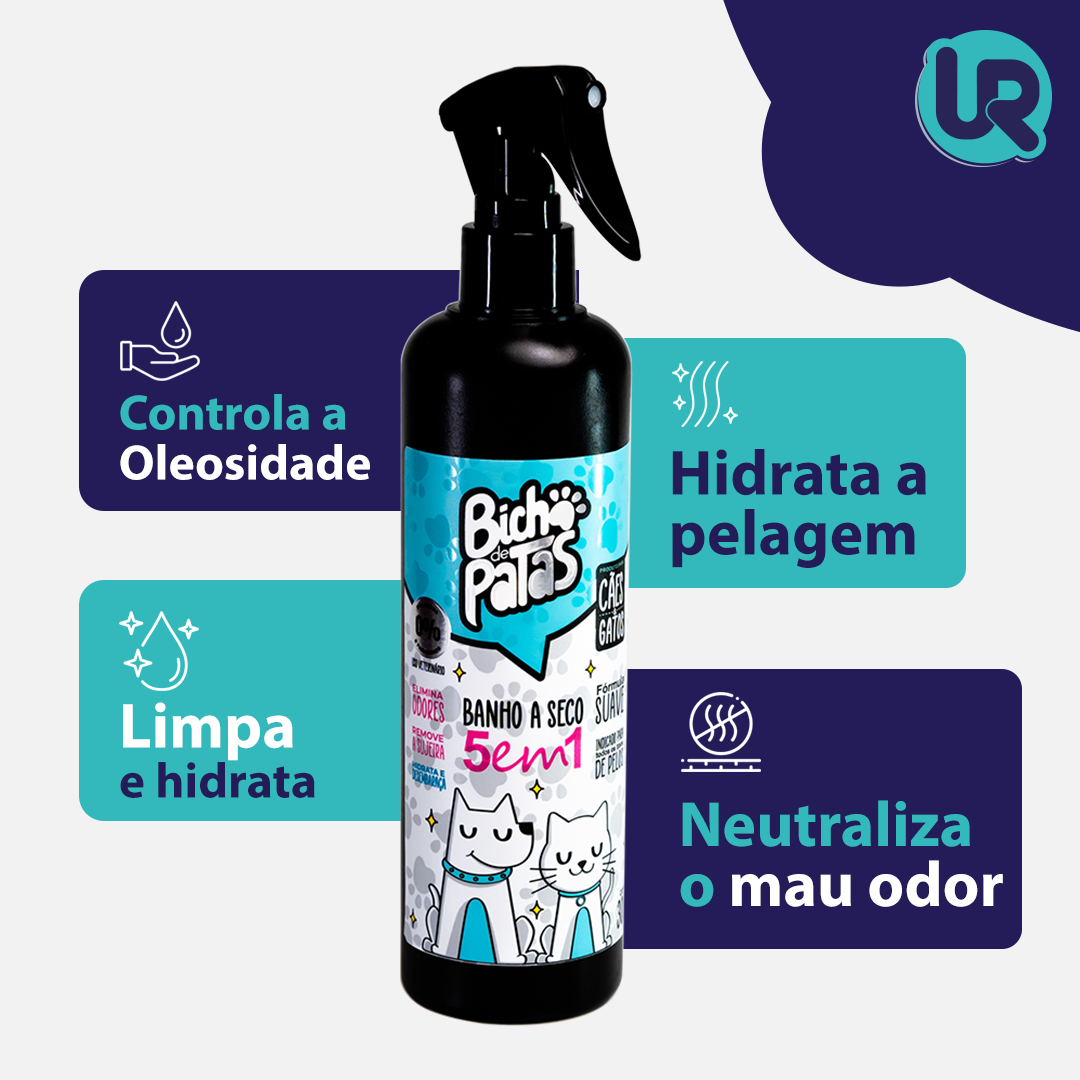 Banho a seco 5 em 1 300ml