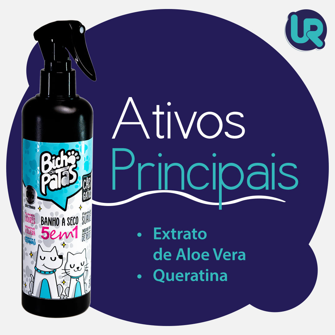 Banho a seco 5 em 1 300ml