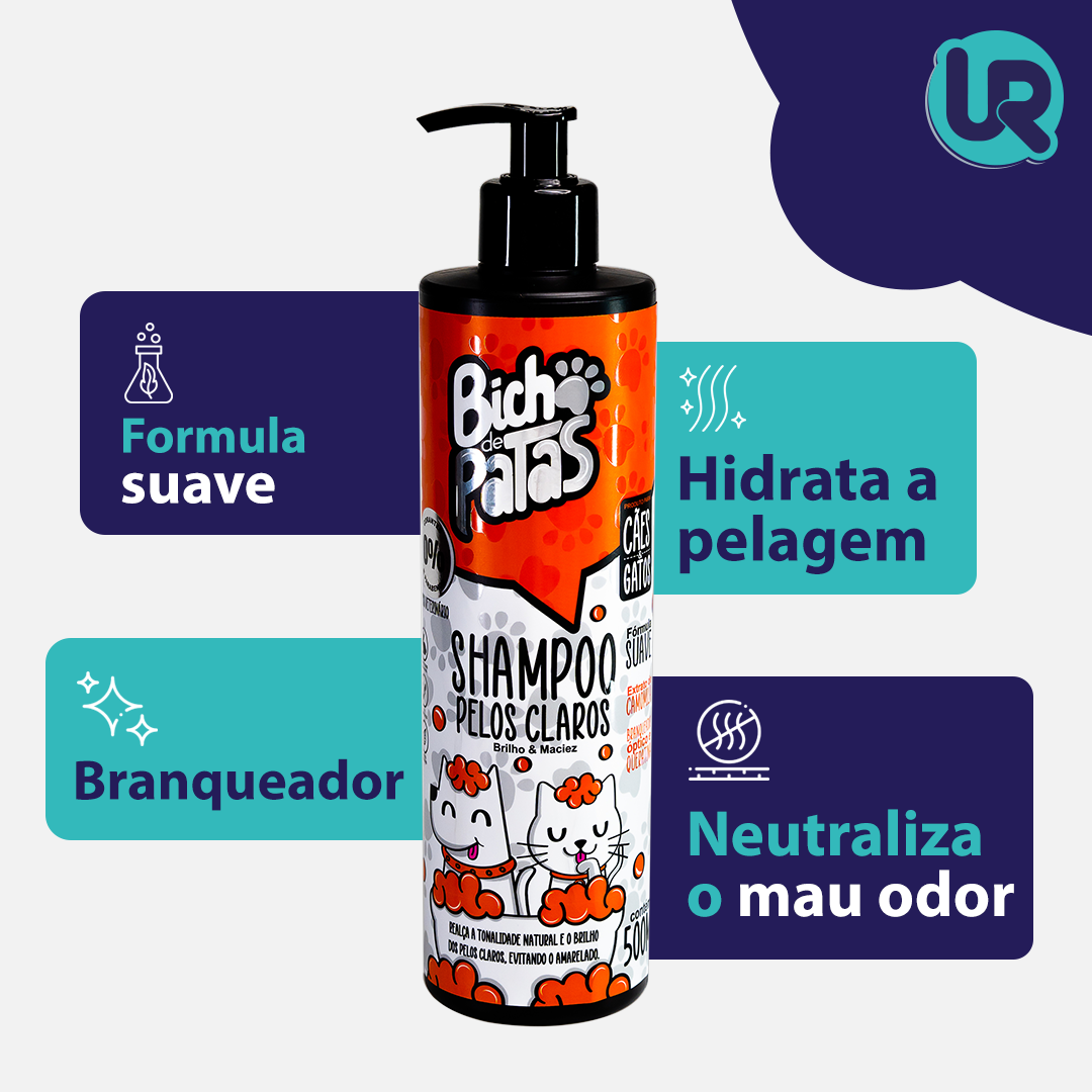 Shampoo Pelos Claros 500ml