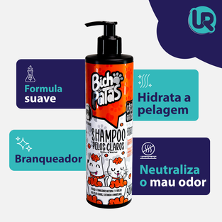 Shampoo Pelos Claros 500ml