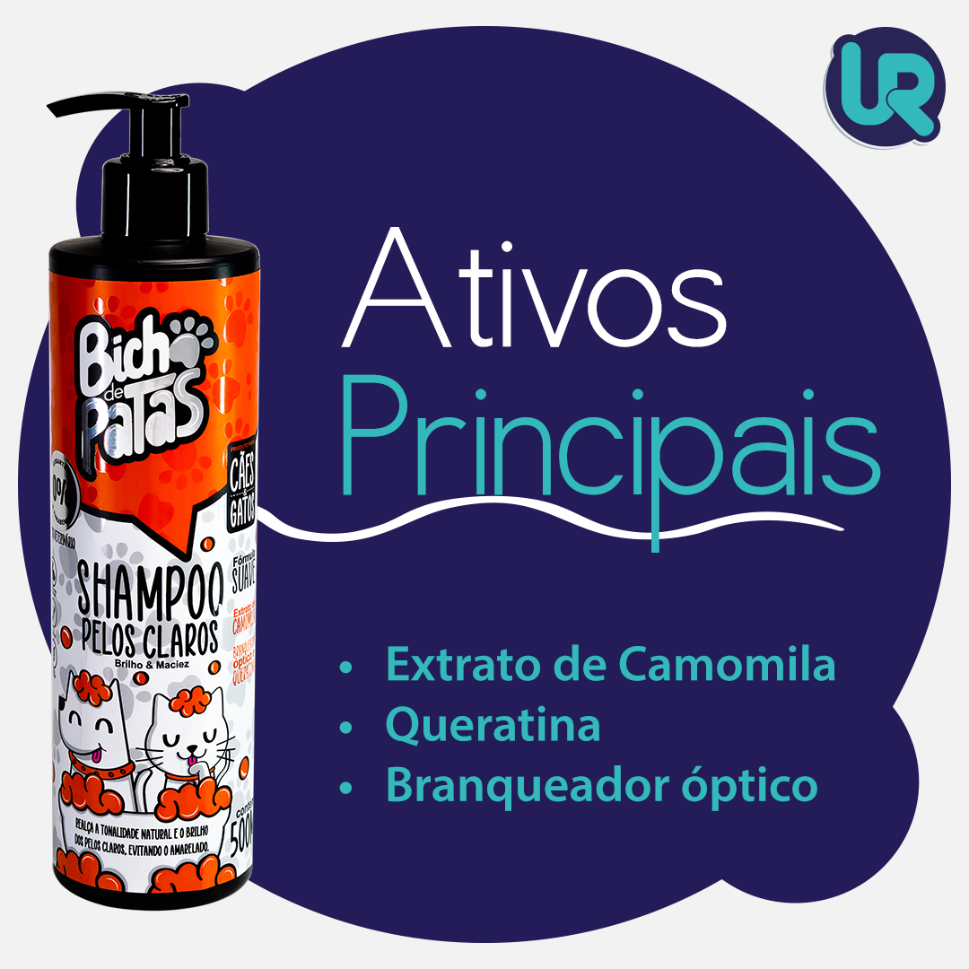 Shampoo Pelos Claros 500ml