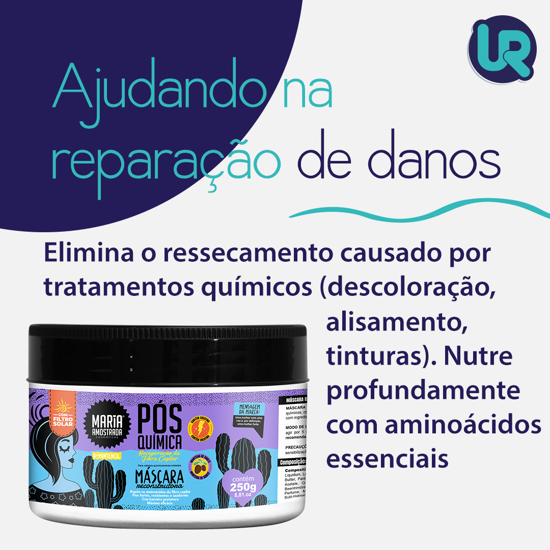 Máscara Reconstrutora Pós-Quimica 250gr