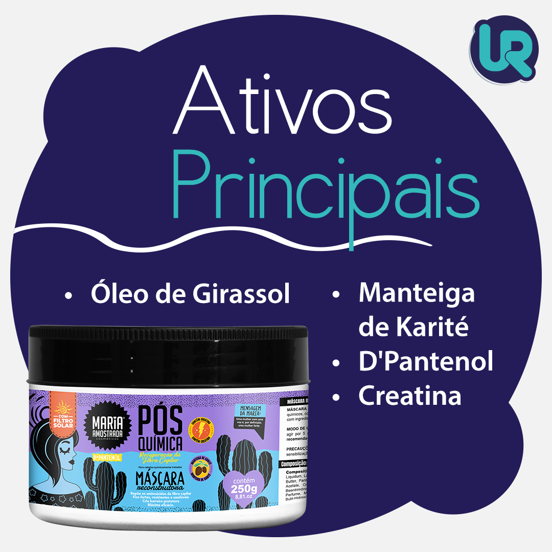 Máscara Reconstrutora Pós-Quimica 250gr
