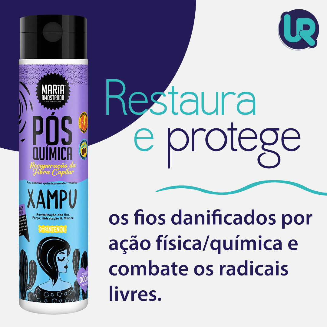 Xampu Pós-Química 300ml
