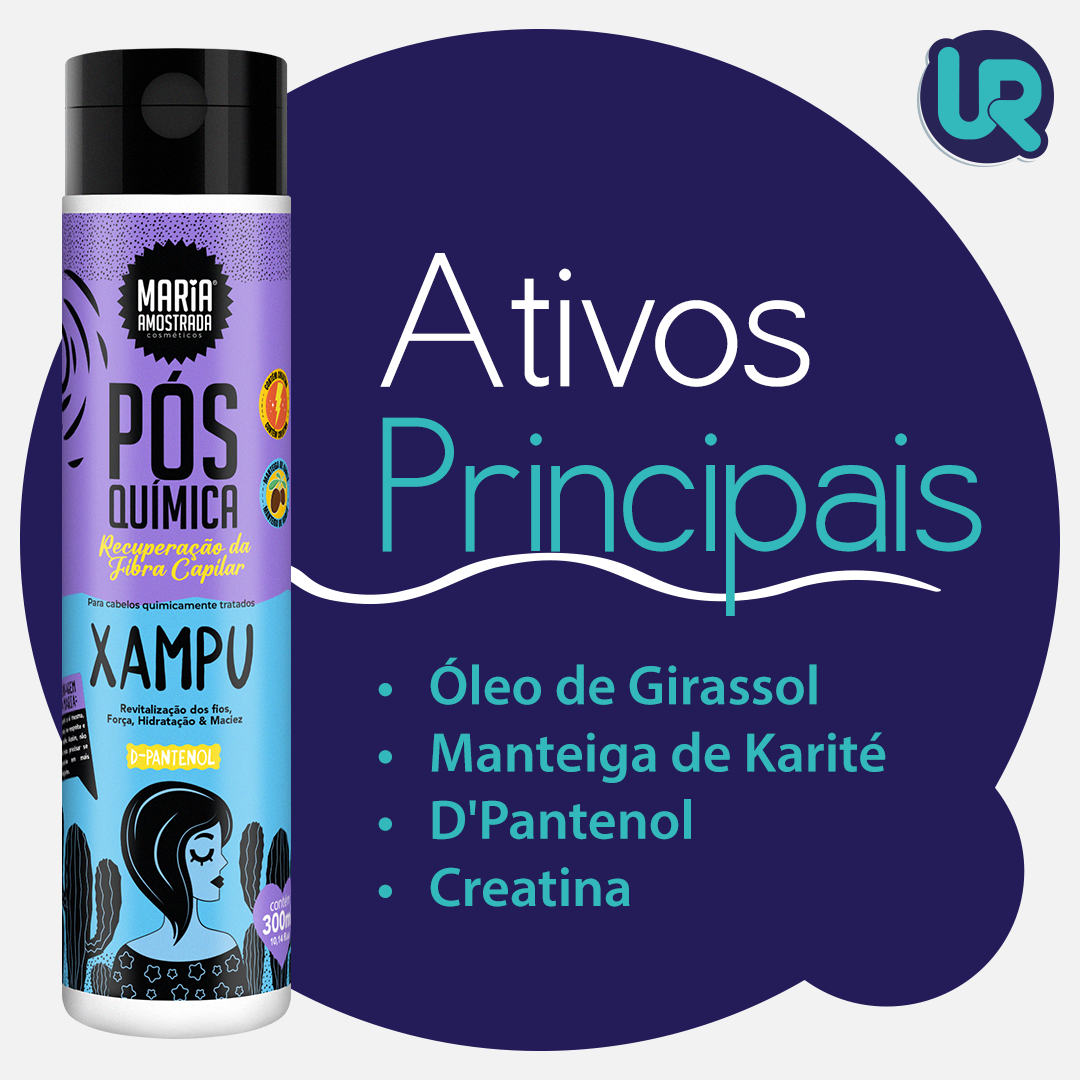 Xampu Pós-Química 300ml